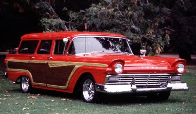 1957 Ford Country Squire wagon Photo by RC Claborne all rights reserved