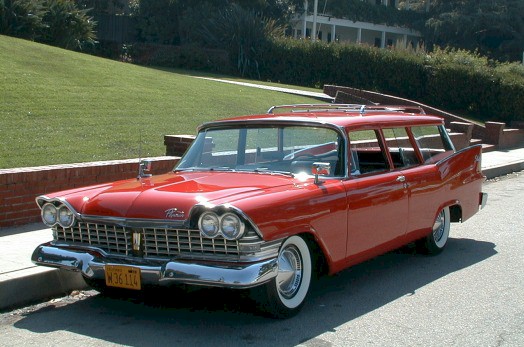 1959 Plymouth DeLuxe Suburban station wagon