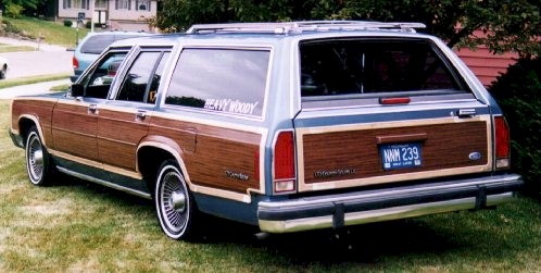1989 Ford country squire station wagon #2